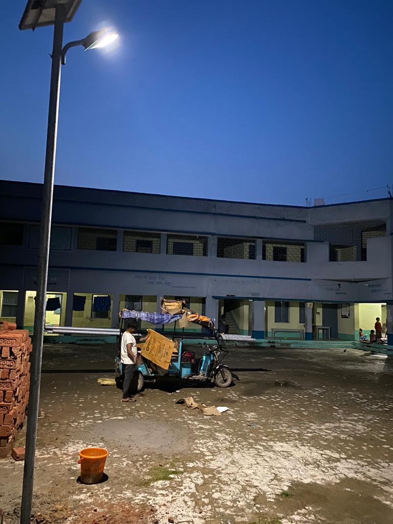 Street Light Project at Night